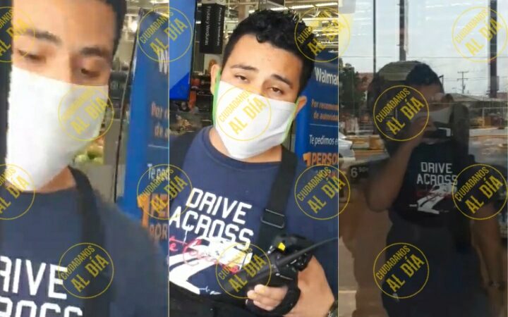 EMPLEADO DE WALMART DE MACROPLAZA NEGÓ A UNA ENFERMERA EL ACCESO A LA TIENDA