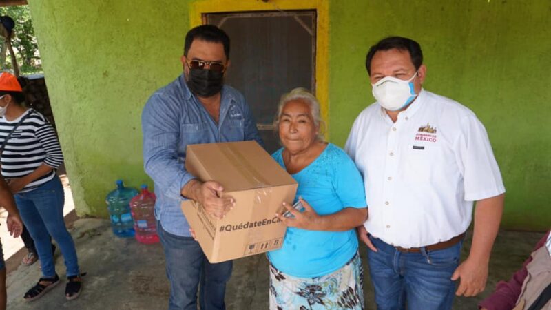 GOBIERNO FEDERAL ENTREGÓ MERCANCÍAS EN LAS COMISARÍAS DE TANYÁ Y KANCABAL EN MOTUL