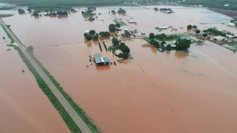 TORMENTA CRISTOBAL CAUSO INUNDACIONES EN HOPELCHÉN, CAMPECHE (video)