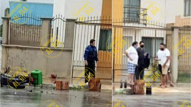 CHOCAN A REPARTIDOR DE CERVEZA EN EL FRACCIONAMIENTO LOS HÉROES, EN MÉRIDA