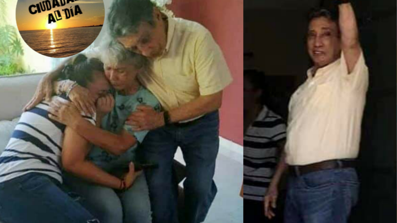 DESPUÉS DE 21 AÑOS EN UN PENAL EL EXGOBERNADOR MARIO VILLANUEVA YA ESTÁ EN CASA.