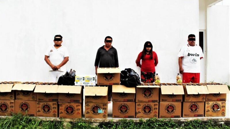 DETIENEN A CUATRO VALLISOLETANOS POR VIOLAR LA LEY SECA EN EL ESTADO.