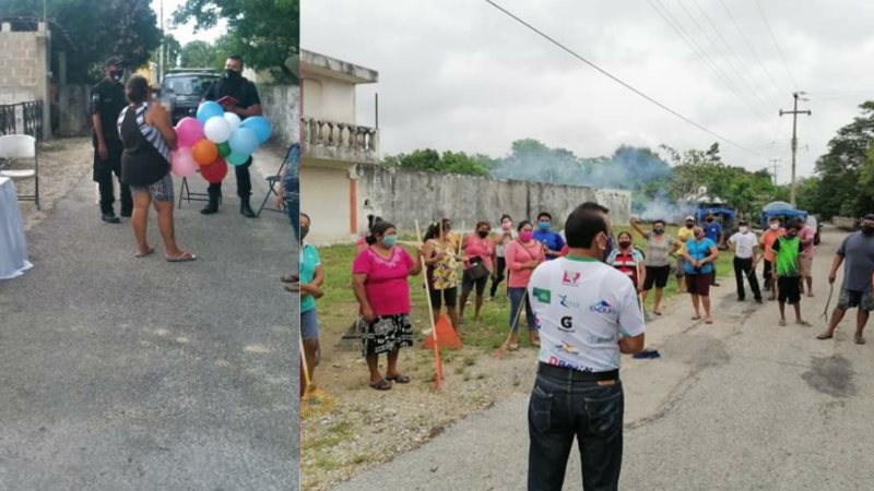 POLICÍAS SUSPENDEN FIESTA INFANTIL EN DZIDZANTÚN