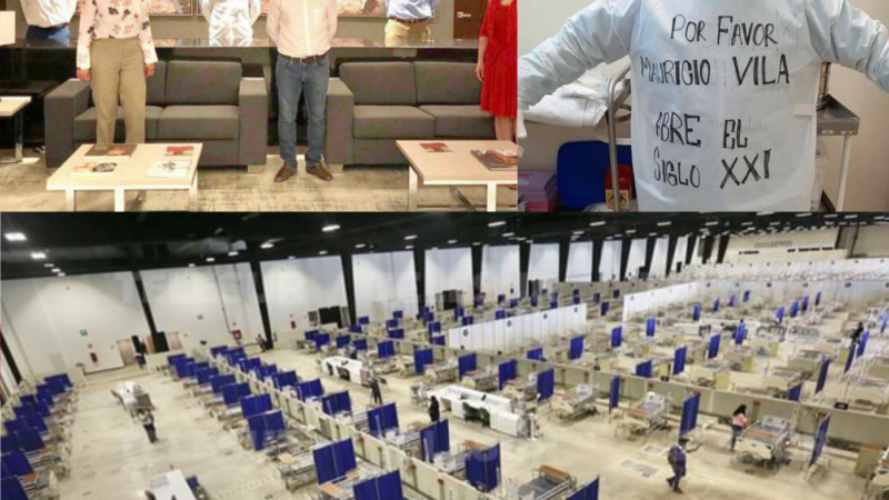VILA PIDE AL IMSS ACEPTE PACIENTES CON COVID- 19, PERO NO ABRE EL SIGLO XXI