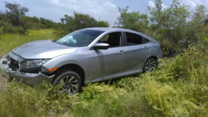 El Malvado se accidento en Santa Clara la Güera le jaló la guía