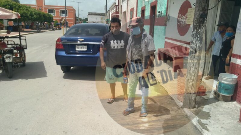 UN ADULTO MAYOR SE DESMAYA CUANDO CAMINABA EN CALLES CÉNTRICAS DE DZILAM GONZÁLEZ