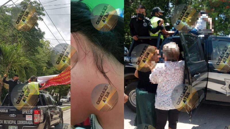 VALLISOLETANOS PIDEN POZOS PLUVIALES E ILUMINACIÓN, PERO EL ALCALDE LOS MANDÓ A REPRIMIR