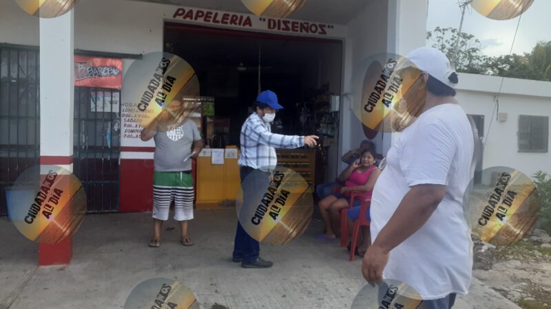 EXALCALDE PANISTA ENTREGÓ POR SEGUNDA VEZ CUBREBOCAS A FAMILIAS DE DZIDZANTÚN