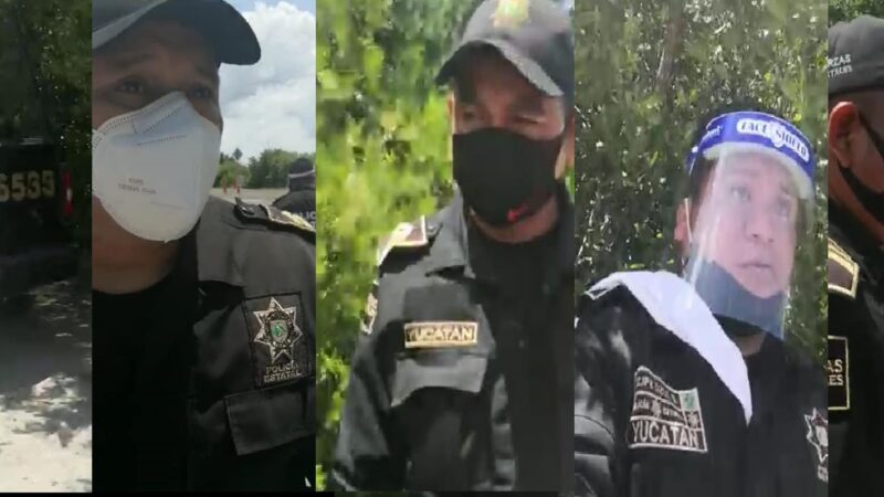 Agentes de la SSP lo golpearon y amenazaron de hacerle daño a la mujer que lo acompañaba, aseguro Eduardo.