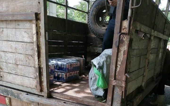 Agentes de la SSP decomisaron cargamentos de cerveza cuando intentaron introducirlas a Peto, y Tizimín