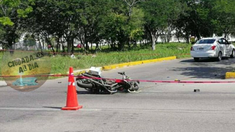 Una mujer chocó y mato a un motociclista que iba a su trabajo