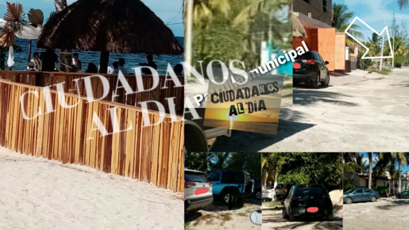 Alcalde de Dzidzantún y políticos arman pachangones en Santa Clara