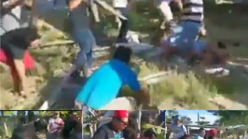 (video) Pescadores de Campeche se lían a golpes por terrenos de pesca, tres fueron lesionados.