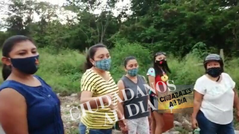 Motuleños pidieron señalamientos viales y reductores de velocidad y alumbrado en crucero mortal