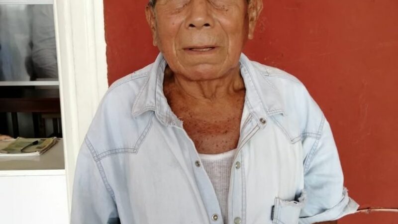 Abuelito Cansahcabeño perdió el dinero de su pensión en Motul