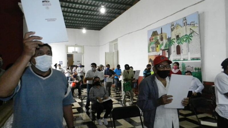 El RAN entregó 20 títulos de propiedad a ejidatarios de Motul