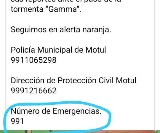 Alcalde de motuleño no sabe ni el número de emergencias ante una contingencia