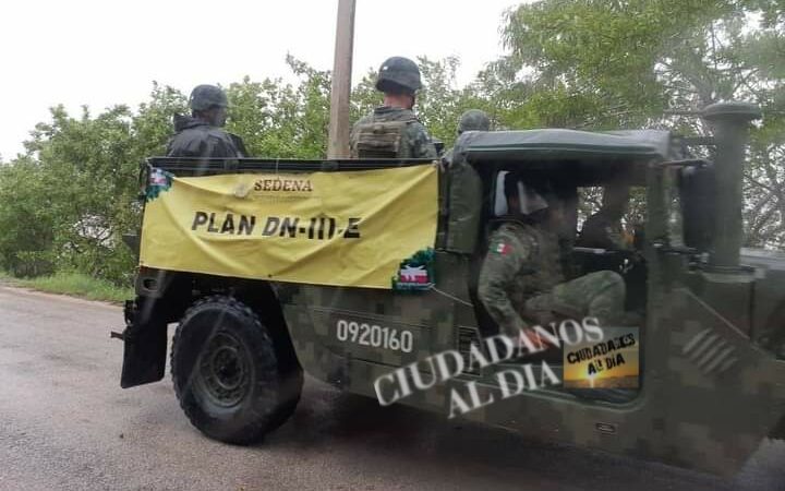 SEDENA ya está lista ante la llegada de la Tormenta Tropical “Gamma”.