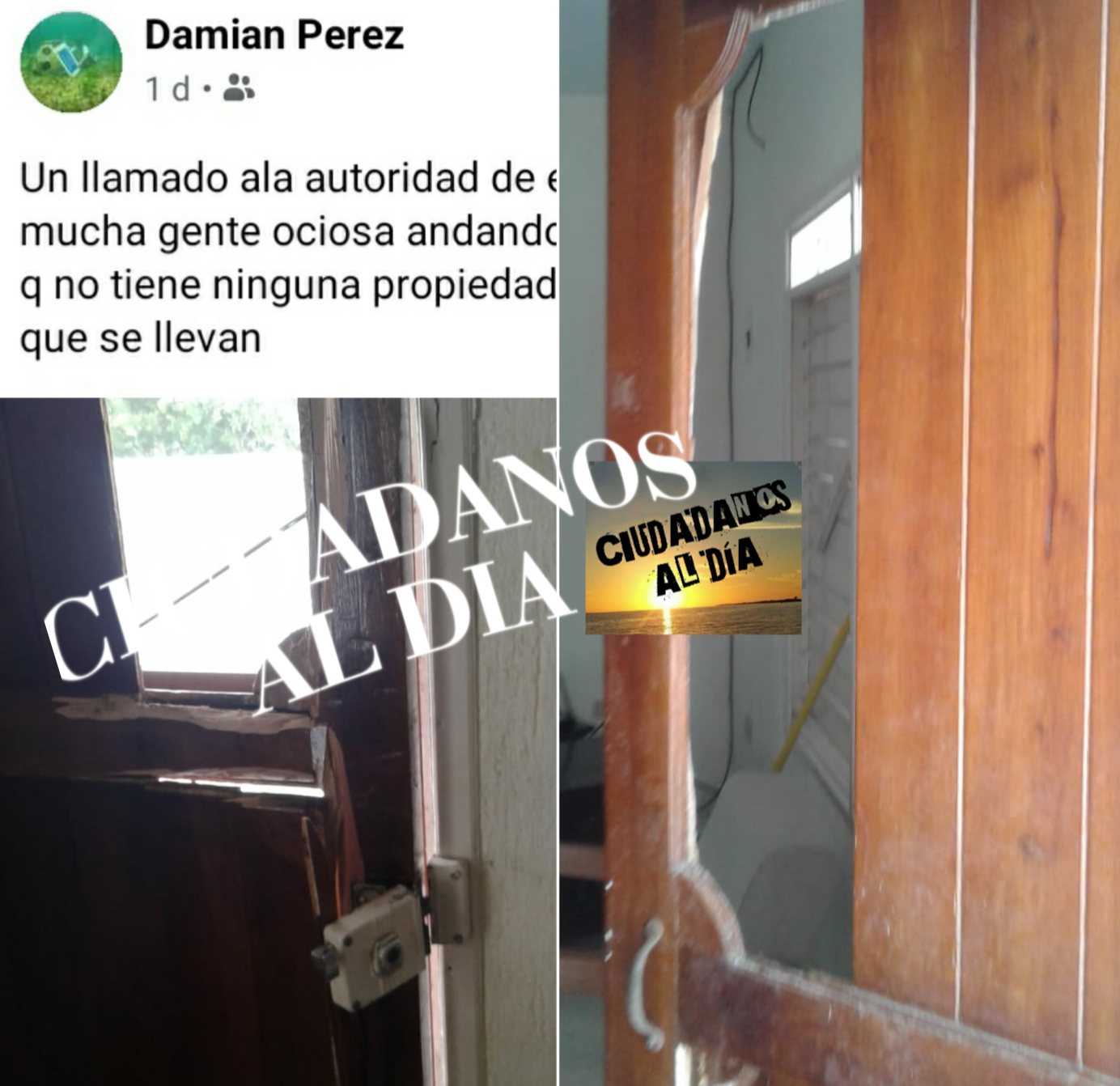 Aprovecha el paso de Gamma y roba en una casa en Santa Clara