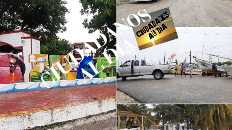 Comienzan a evacuar Dzilam de Bravo, pescadores resguardaron sus embarcaciones.