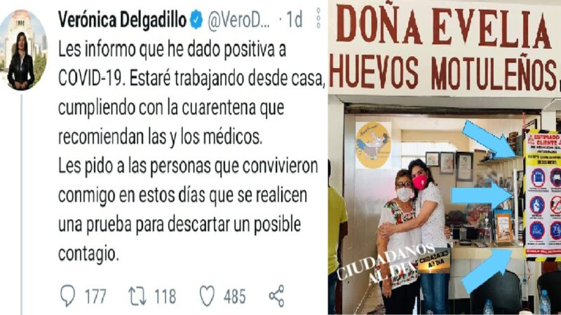 La Senadora Verónica Delgadillo dio positivo a COVID-19, estuvo el viernes con Ivonne Ortega