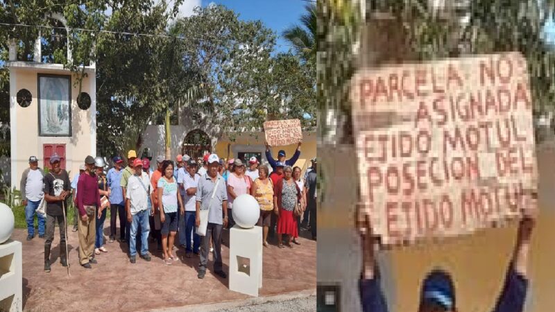 Ejidatarios van con todo para recuperar las tierras que les despojó el alcalde de Motul