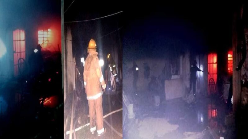 Bomberos rescataron a un comerciante de morir quemado en Valladolid