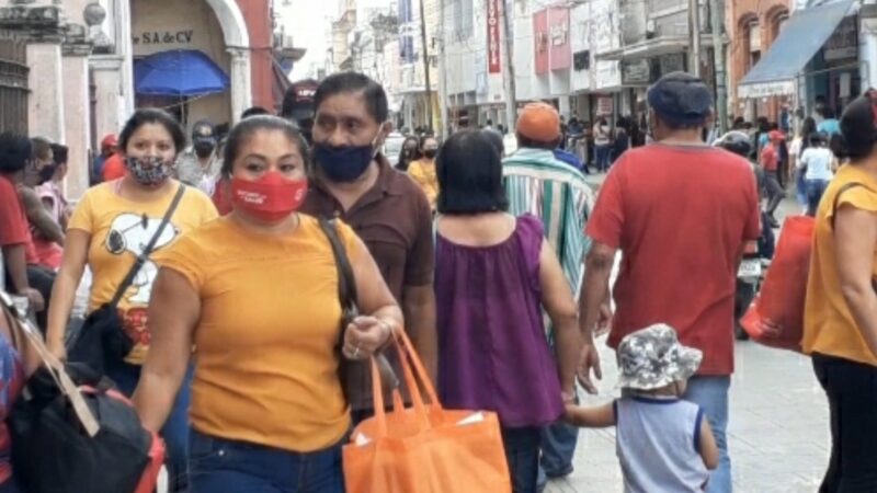 Se mantiene los contagios de COVID- 19 en Yucatán.