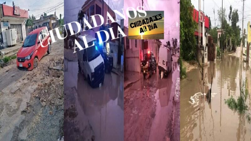 Calles de Valladolid ya son lagunas dicen ciudadanos