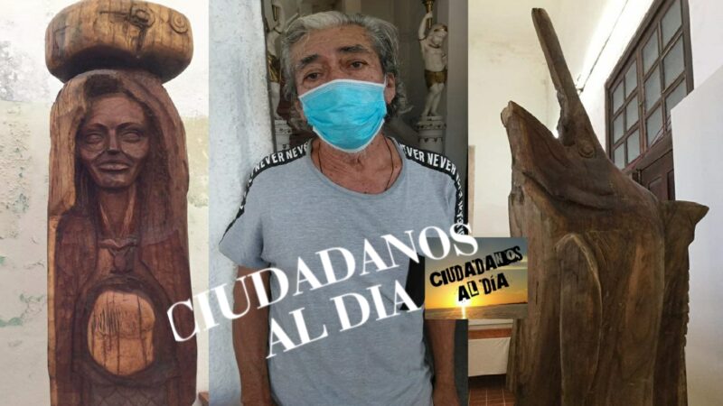 Alcalde de Telchac Puerto se niega a devolver esculturas de madera a su dueño