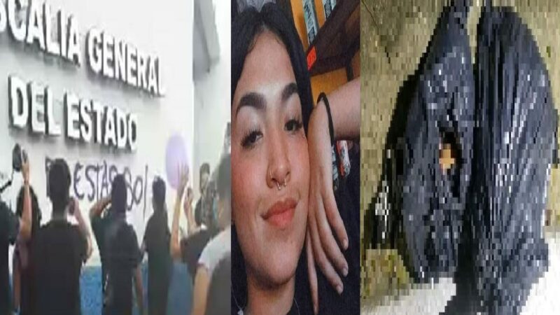 (video)Feministas toman fiscalía por la muerte de una joven y la policía dispara contra ellos