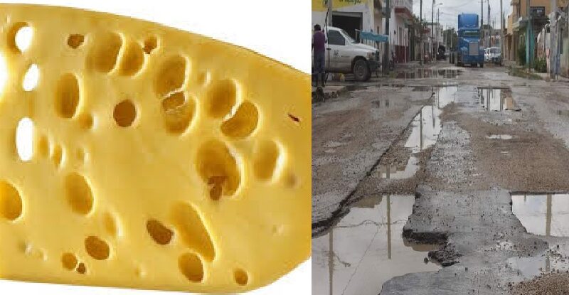 Las calles de Puerto progreso parecen un queso Gruyère, dicen progreseños