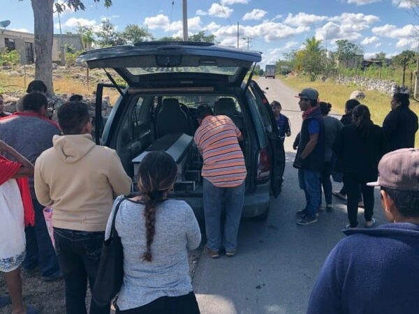 “Frente a su ataúd” familiares del joven muerto a manos de policías de Tecoh pidieron justicia y castigo para los responsables.