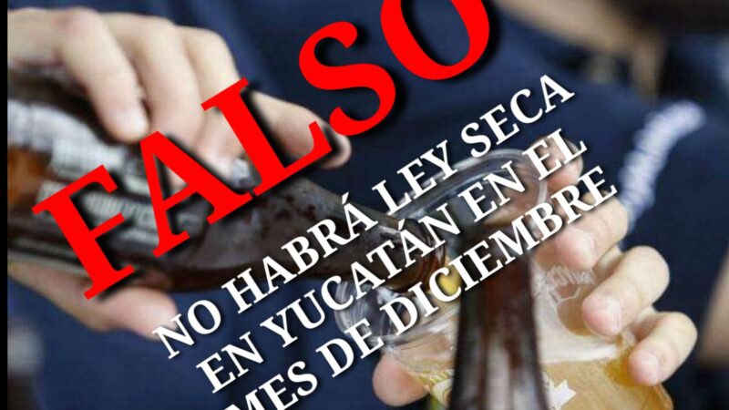 No habrá ley seca en lo que resta del año, las cervecerías mienten al decir que si habrá