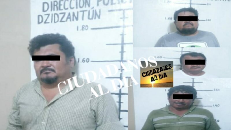 Cuatro mini narcos detenidos en Dzidzantún, entre ellos uno de Playa del Carmen