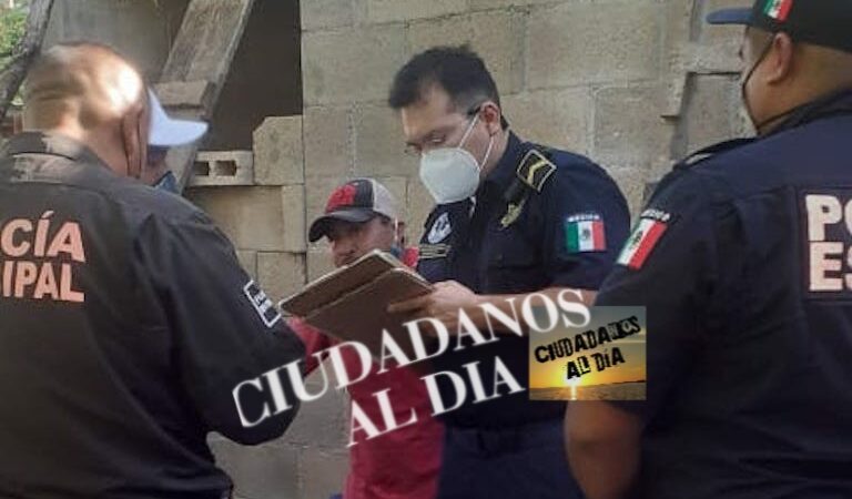 Tizimileño recibió una descarga eléctrica, cae al suelo, pero se niega a ser trasladado a una clínica