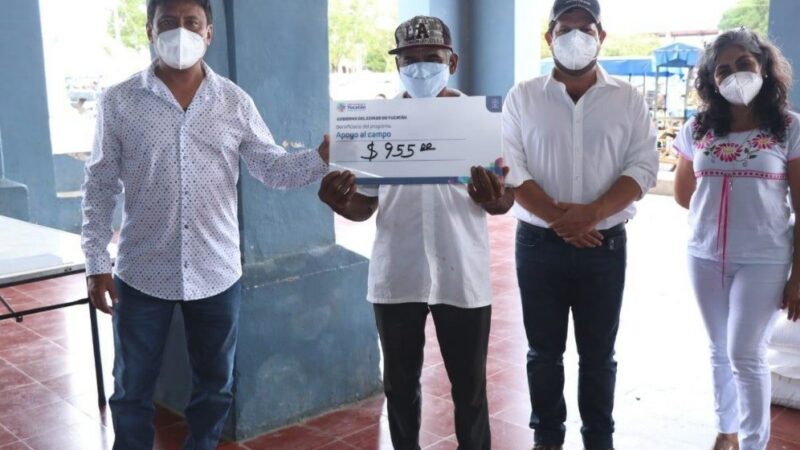 Henequeneros y apicultores de Yucatán recibieron apoyos