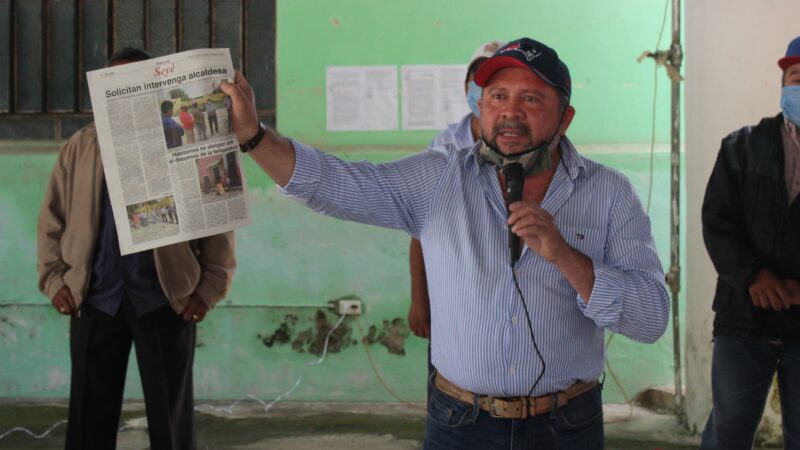 La alcaldesa de Seyé pidió a ejidatarios 500 mil pesos y 35 hectáreas de tierras, por un permiso