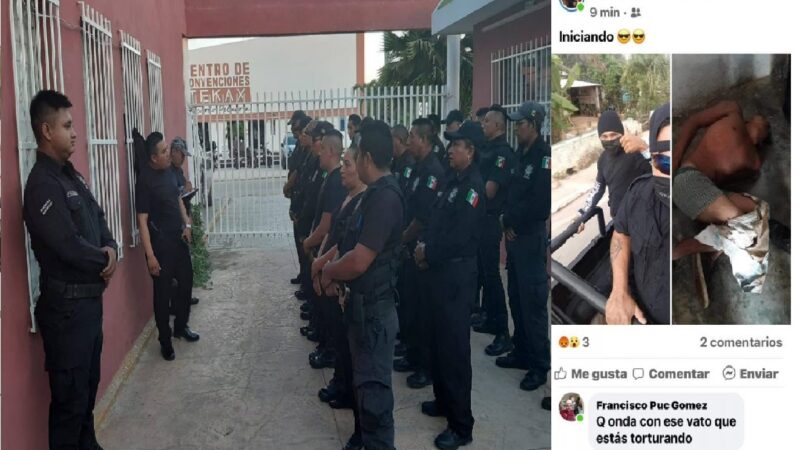 Separan de su cargo a policía de Tekax que exhibió en Facebook a un detenido