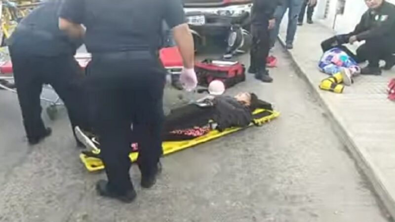 El chofer de una camioneta Ford atropelló y lesionó a dos tizimileñas