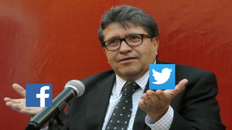 Facebook Y Twitter deberán de tener permiso para operar en México: Ricardo Monreal