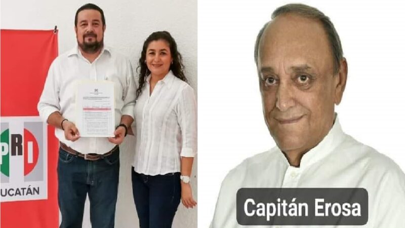 Castillo para diputado del X Distrito y el Capitán Erosa para alcalde, derrota del PRI