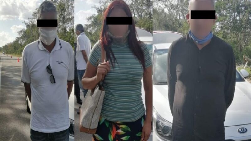 Tres colombianos detenidos por estafar a una abuelita yucateca