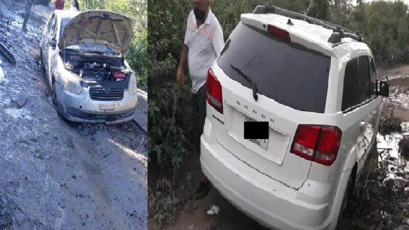 Carreteras fangosas en la vía El Cuyo-Las Coloradas, un peligro para conductores