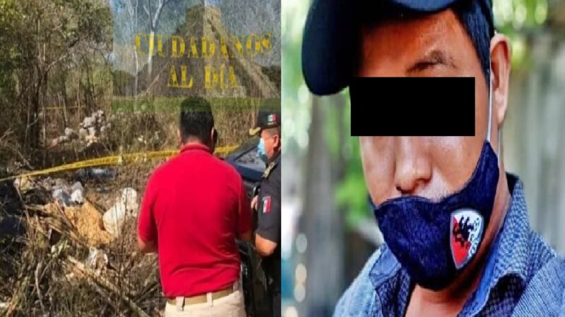 Lo mataron de una puñalada y lo votaron en la carretera antigua Dzununcan- X’Matkuil