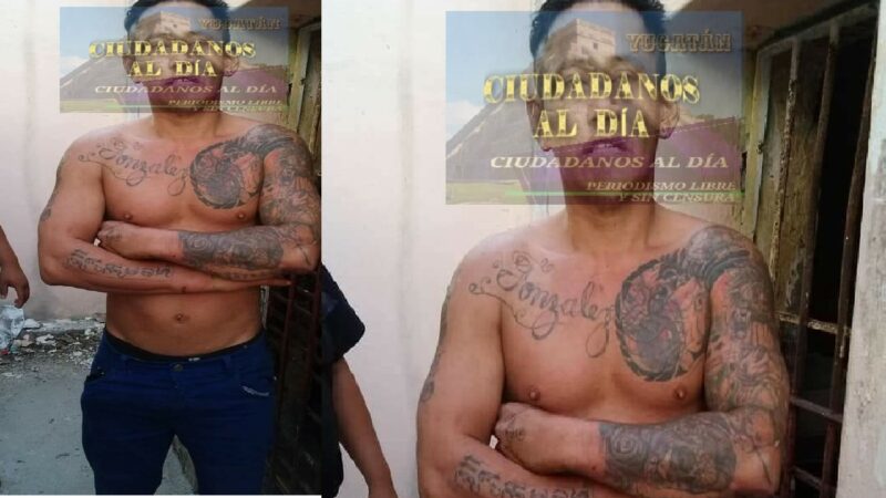 El Chito Vara robó, es detenido pero la Fiscalía de Tizimín lo dejara libre en las próximas horas