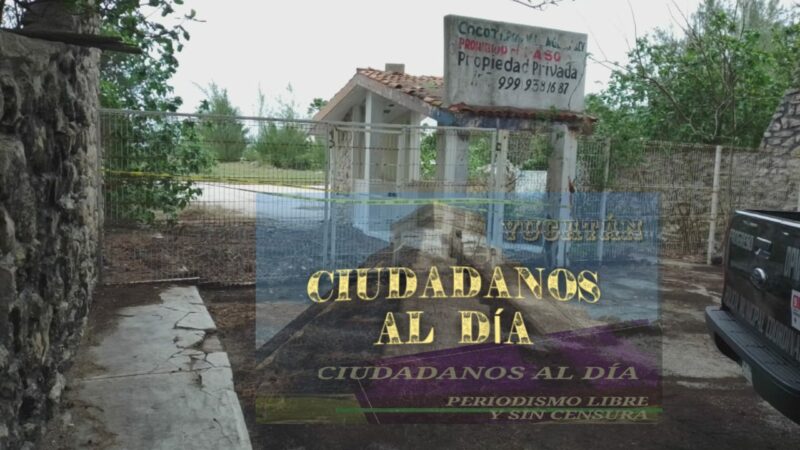 Osamenta encontrada en Chicxulub Puerto, podría ser de un desaparecido en el 2019