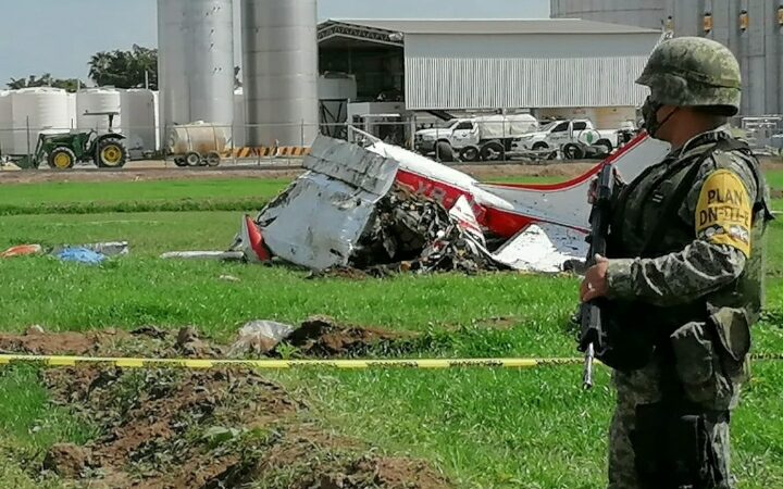 Se desplomó una avioneta Cessna en Navolato, Sinaloa, hay Tres muertos