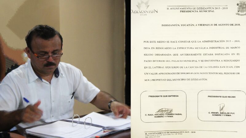 Alcalde de Dzidzantún vende un domo, 800 mil pesos por debajo de su valor