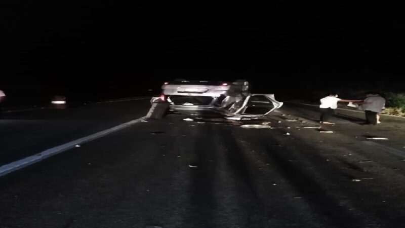 Vuelca en la vía Pisté – Kaua dice que se le atravesó un motociclista